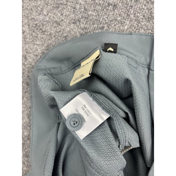 Simms Shorts Mens 36 Gray Performance Fishing Quick Dry Zipper Thigh Pocket - Picture 7 of 7